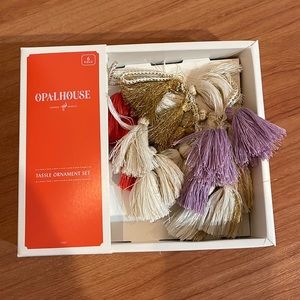 Opalhouse tassel ornament set